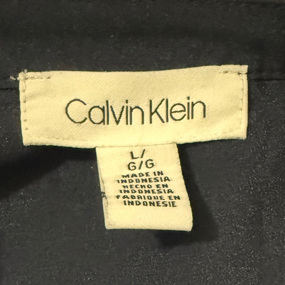 Calvin Klein Midnight Blue Blouse with Zipper Detail - Picture 3 of 5
